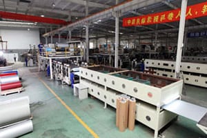 ACP panel production line
