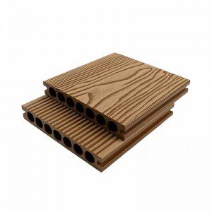 3d-embossd WPC Hollow Decking Panel