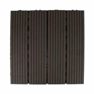 Striped Grove WPC Interlocking Decking Panel