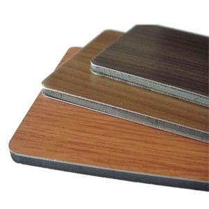 Houten aluminium composiet paneel