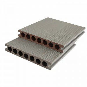 Round Hollow Capped Composite Decking Panel