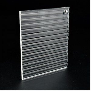Ribbed Acrylic Sheet