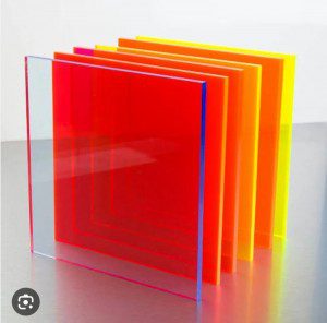 Transparent Colors Acrylic Sheet