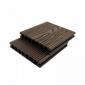 3d-embossd WPC Hollow Decking Panel